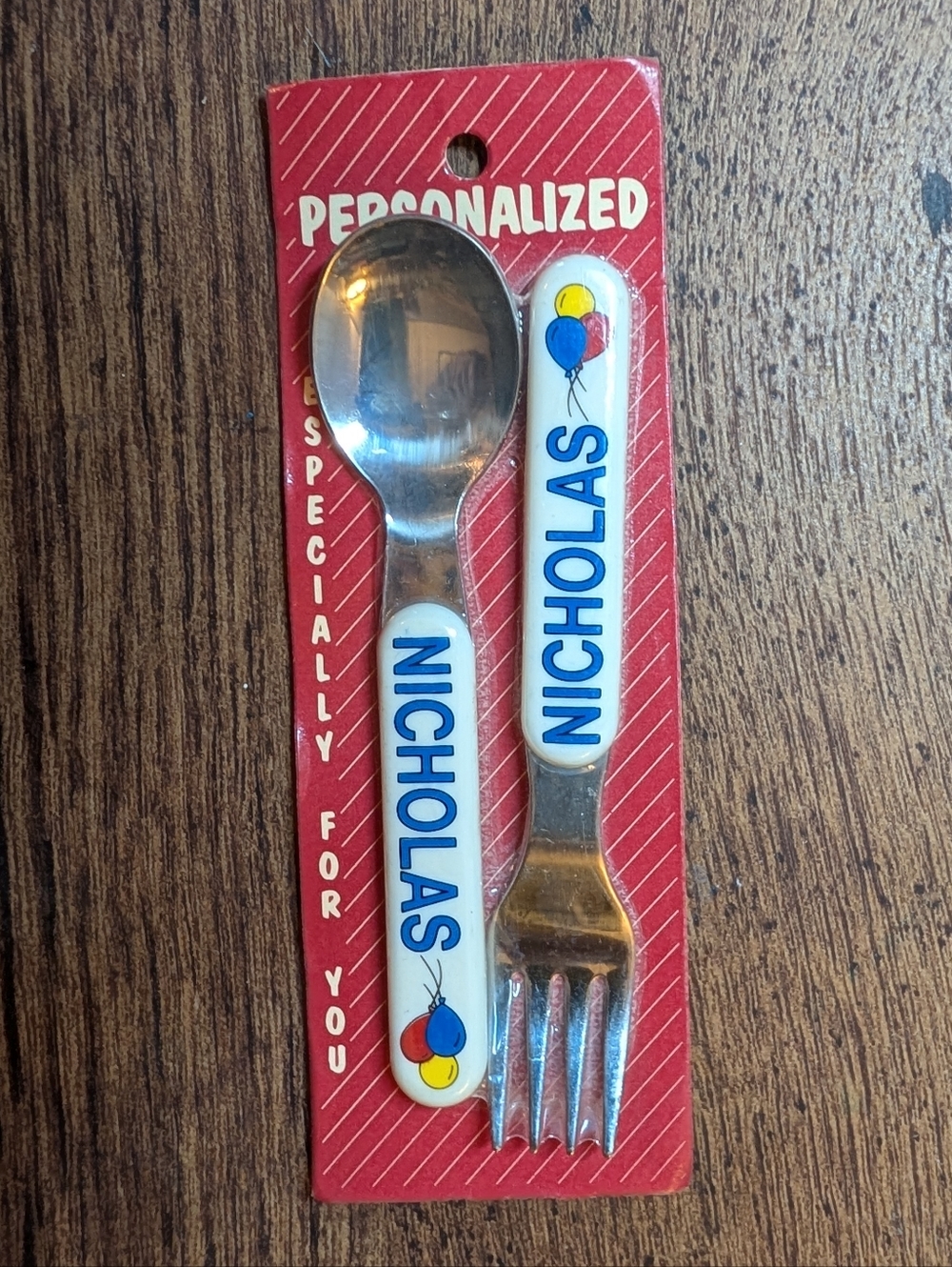 Vintage Nicholas Children’s Spoon & Fork Set - Never Been Opened